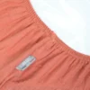 Drap housse gaze de coton uni - 60x120