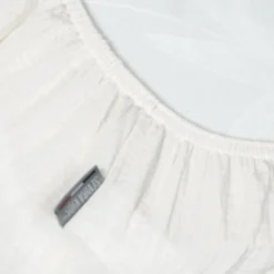Drap housse gaze de coton uni - 60x120