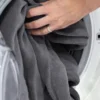 Dreamland couverture chauffante en peluche velouté grise - snuggle up - large
