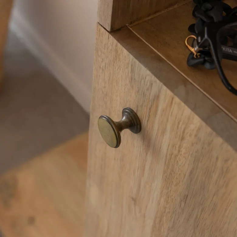 Dressing miroir bois manguier