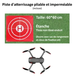 Drone gimbal 3 axes capteur 360° 8k hd
