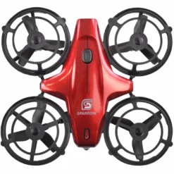 Drone télécommandé sparrow rouge rtf