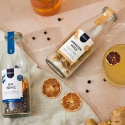Duo cocktail Gin Tonic Moscow Mule