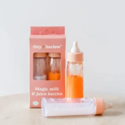 Duo de biberons magiques pour poupée