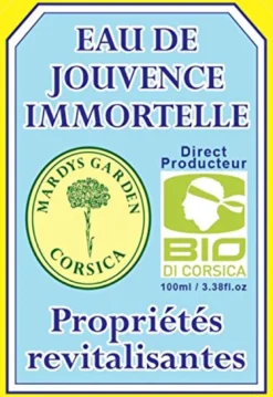 Eau de jouvence immortelle bio 100ml