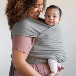 Echarpe de portage boba wrap grise