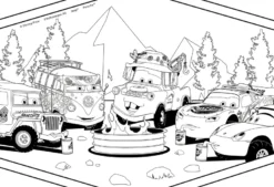 Eco-puzzle 60 pcs double face cars