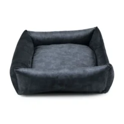 Ecow, panier chien chat velours gris s