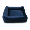 Ecow, panier grand chien velours bleu xl