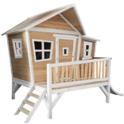 Emma cabane asymétrique en bois sur pil