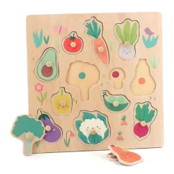 Encastrement en bois légumes du jardin