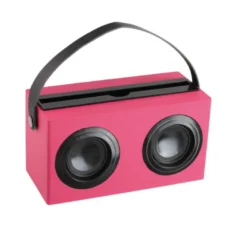 Enceinte bluetooth nomade rose pour tabl
