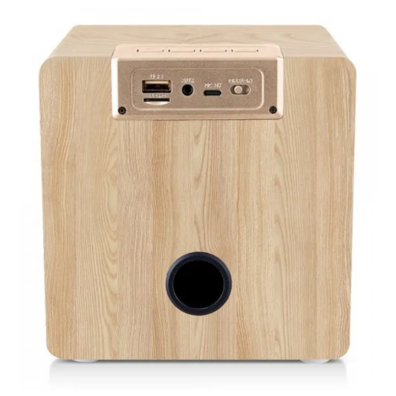 Enceinte nomade bluetooth bois