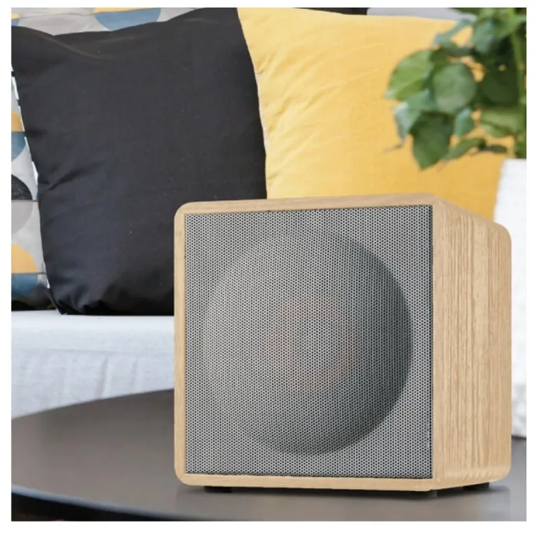 Enceinte nomade bluetooth bois