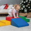 Ensemble blocs en mousse multicolore
