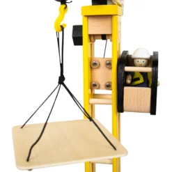 Ensemble de jeu de grue à tour en bois