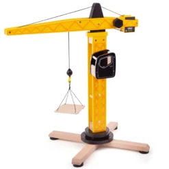 Ensemble de jeu de grue à tour en bois