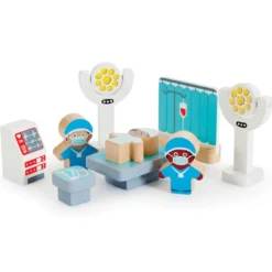 Ensemble de jeu d'hôpital en bois