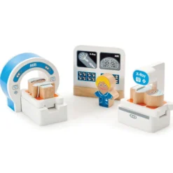 Ensemble de jeu d'hôpital en bois