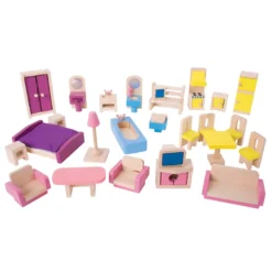 Ensemble de meubles de maison de poupées