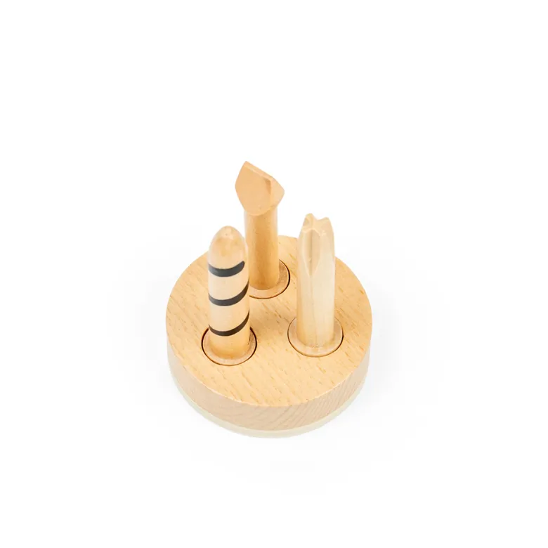 Ensemble de perceuses en bois