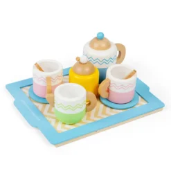 Ensemble de plateaux à thé en bois