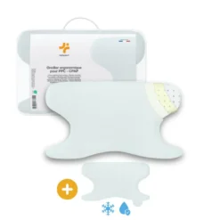 Ensemble oreiller ppc, cpap ergonomique réglable + taie rafraîchissante
