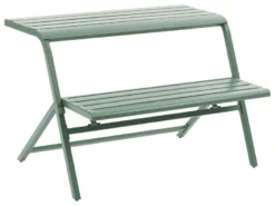 Ensemble table et banc de balcon drilia olive - 2 places - hespéride