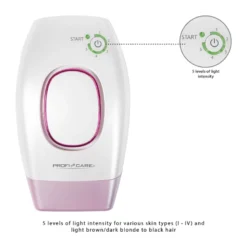 Epilateur à lumière pulsée proficare pc-ipl 3024 rose