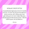 Eponge konjac purifiante visage - konjac drop detox