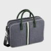 E2r sac ordinateur 15 pouces homme écolo tissu et cuir william