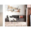 Etagère murale xl modulable en bois clair et métal noir l191 cm bridge
