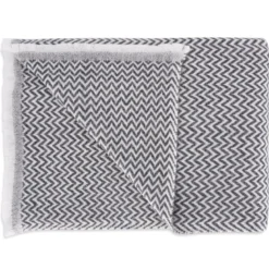 Etole pashmina femme gris foncé