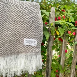 Etole pashmina femme marron glacé