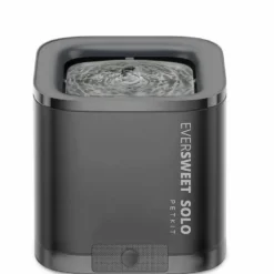 Eversweet solo cybertail fontaine à eau pour animaux 1.8l noir