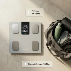 Evo fit - pèse personne connecté ou autonome - impédancemètre avec écran couleur