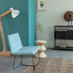 Fauteuil bleu design
