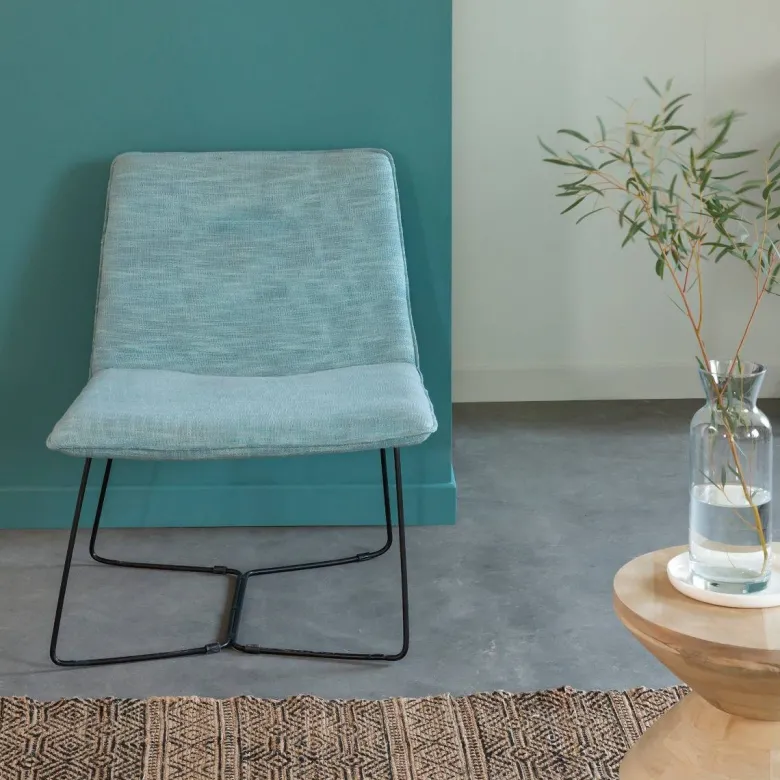 Fauteuil bleu design