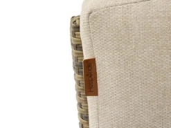 Fauteuil de jardin en alu et résine tressée selenim naturae - hespéride