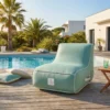 Fauteuil de jardin gonflable riviera collection soge - vert d'eau
