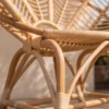 Fauteuil en rotin fleur
