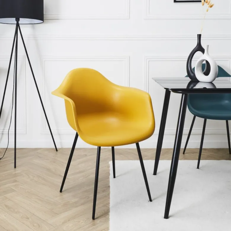 Fauteuil gustav jaune