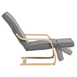 Fauteuil homestyle4u gris