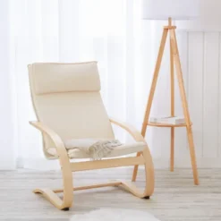 Fauteuil inclinable en beige clair
