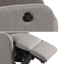 Fauteuil électrique inclinable relax gris