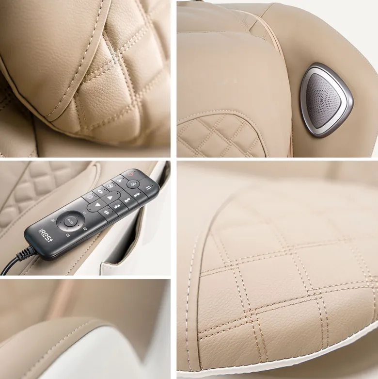 Fauteuil massant iresta185-relax-shiatsu Beige