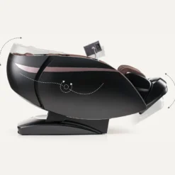 Fauteuil massant iresta801-relax-shiatsu Noir
