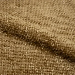 Fauteuil pivotant en tissu effet velours jaune moutarde - elvis