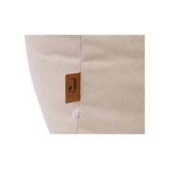 Fauteuil pouf enfant blanc twill natural