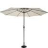 Figari parasol ecru droit rond 27 x 27 m